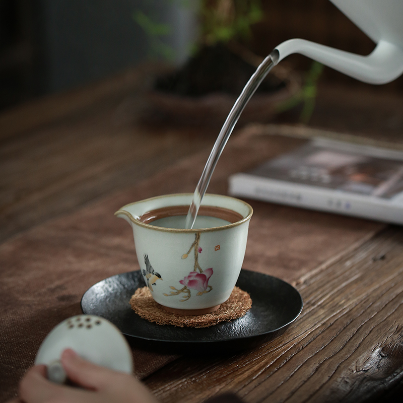 Ceramic teapot single pot hand grasp pot with teapot trumpet your up filter tureen single congou tea POTS