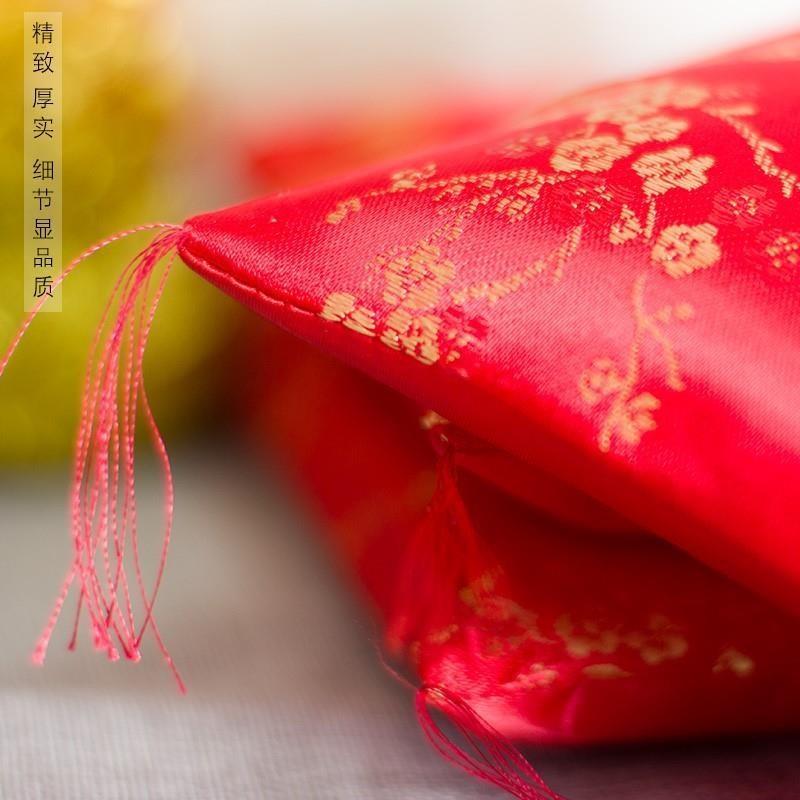 Plutus cat base pad accessories red place mat cloth pad national wind Japanese cloth art as festive supplies the name plum blossom put
