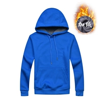 С капюшоном и бархатом, синий (ZC305)