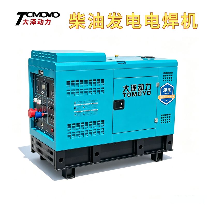 Daze Power 400A 500A Diesel Generator and Welding Machine Combo, Argon Arc Welding, Gas Shielded Welding, Four-Wheel Mobile Engineering Equipment