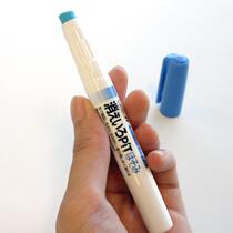 Japan TOMBOW dragonfly PT-PC pen-shaped slim rotating solid rubber stick with exchangeable core discoloration solid glue