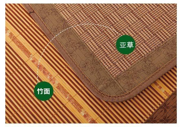 Giường đôi mùa hè giường ngủ bằng tre tre phổ biến thân thiện với da Giường đơn mát mẻ mà không cần băng mở rộng mùa hè chiếu trúc cao cấp
