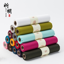 Praying Zen waterproof tea cloth tea table flag cotton linen tea towel linen tea table cloth tea ceremony accessories fabric