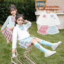 jk uniform genuine girl Autumn 10-year-old childrens autumn suit primary school skirt college style dress autumn dress