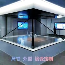 3d Holographic Projection Exhibition Cabinet 360 Degrees Solid Imaging Pyramid Phantom Touch Screen Solid Sand Disk Projection Display Cabinet