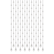 Natural crystal bead curtain door curtain partition curtain free of punching bathroom door to door entrance hall decoration bedroom white crystal curtain