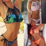 18 phụ nữ quyến rũ nhất đính sequin bikini bikini dây đeo bikini gợi cảm - Bikinis ao boi nu