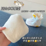 Осень и зимние новорожденные детские обувь вперед и носки 0-3-3 июня-мужчины и девочки-девочки Чистый хлопок плюс флис, чтобы согреться