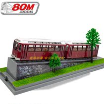 Hong Kong cartoon 80M Peak cable car fifth generation Liandiagi Hong Kong public transport scene