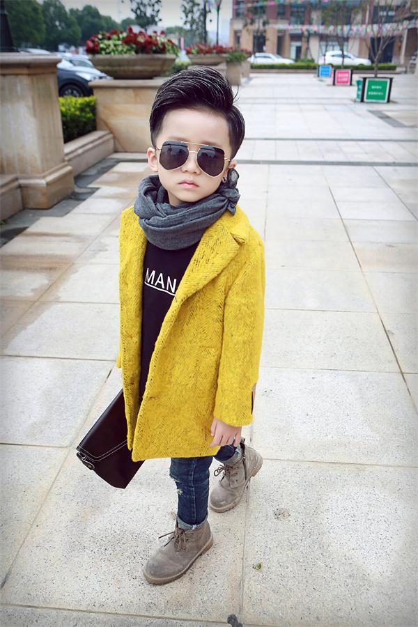 Manteau pour garcon en laine - Ref 2161240 Image 12