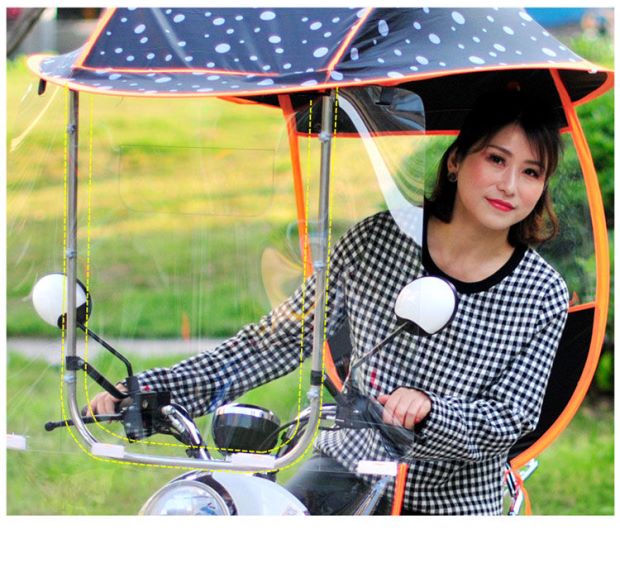 Xe điện xe máy tán pin mới xe tán cây kính chắn gió kính chắn gió ô che nắng tán - Kính chắn gió trước xe gắn máy kinh chan gio xe may lead