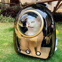 Pet supplies cat bag space capsule backpack out portable pet bag cat transparent backpack dog cat shoulder