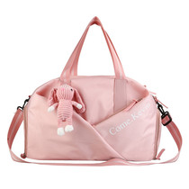 Travel bag Female portable sports training bag Male fitness bag wet and dry separation large capacity short-distance travel duffel bag