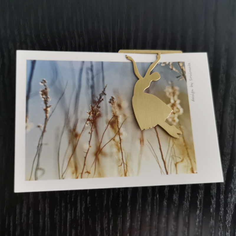 BALLETO Bai Rui Duo original and exclusive ballet dance character modeling literature and art metal bookmark gift