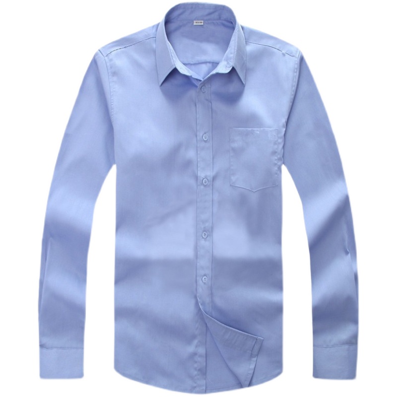 Spring and autumn duty clothes wear long-sleeved shirts security winter uniforms lined with chest pockets English embroidery tooling