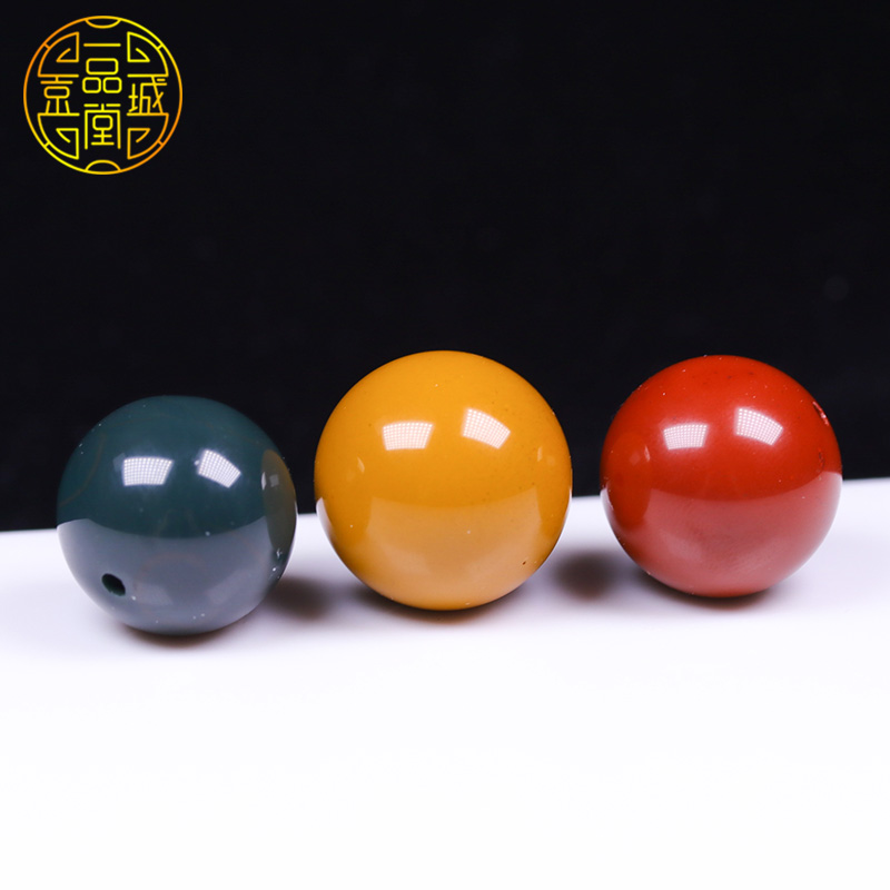 Alxa Agate Ball Beads Pixiu Hui Pattern Dragon Ball Wenwan Xingyue King Kong Bodhi Bracelet Necklace Accessories Jewelry