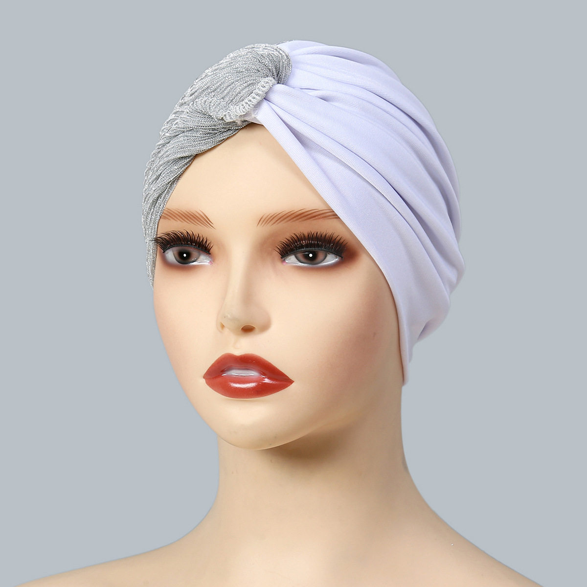 Turban cap hat поддержка шарф кепка многоцветный рукав голову шапку магический свет Шелк shally чалма кепка      