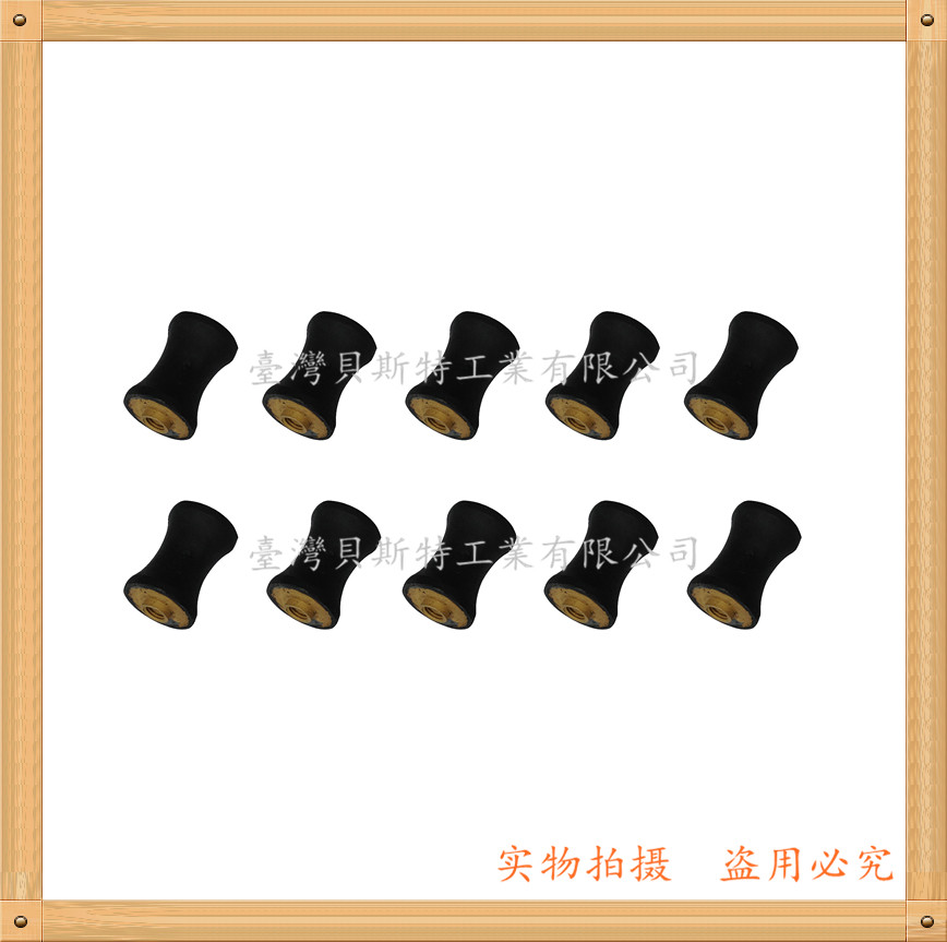Taiwan Dr. DR-873 874 Pneumatic Square Sandpaper Machine Rubber Column Rubber Foot Sander Accessories Brace Foot