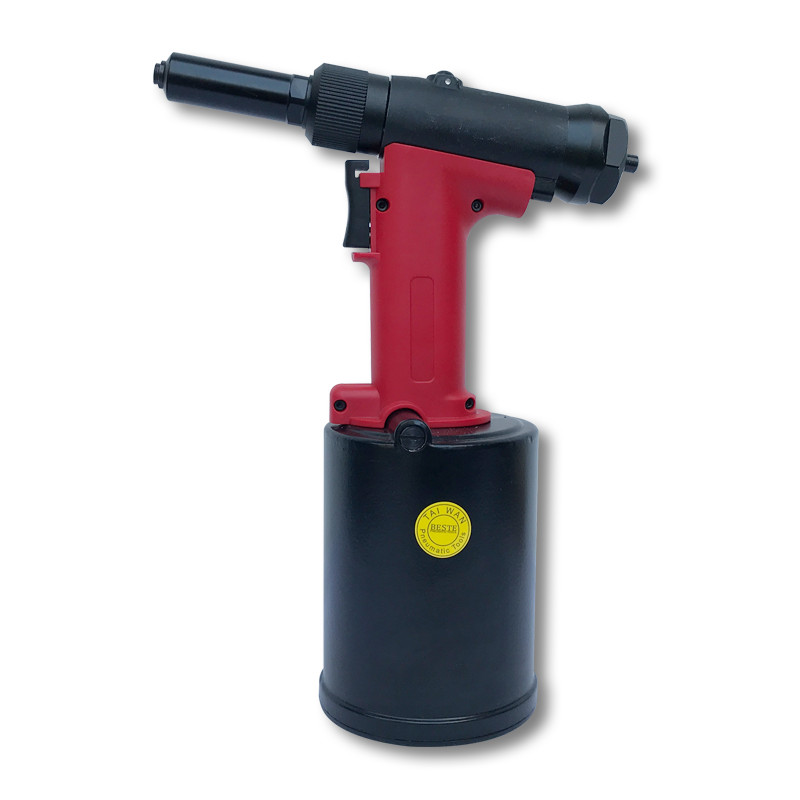 Industrial grade pneumatic riveting gun seahorse nail wire nail riveting machine core pulling riveting gun best AT-6017