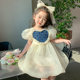 Girls summer dress 2023 new foreign style baby princess dress girl summer dress summer children's skirt