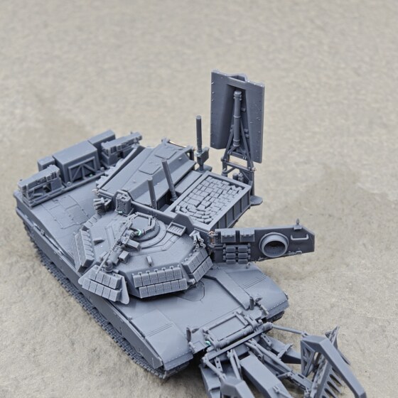 American M1150 M1 Abv Assault Obstacle-Clearing Vehicle Mine-Clearing Tank 1/72 Scale Static Model