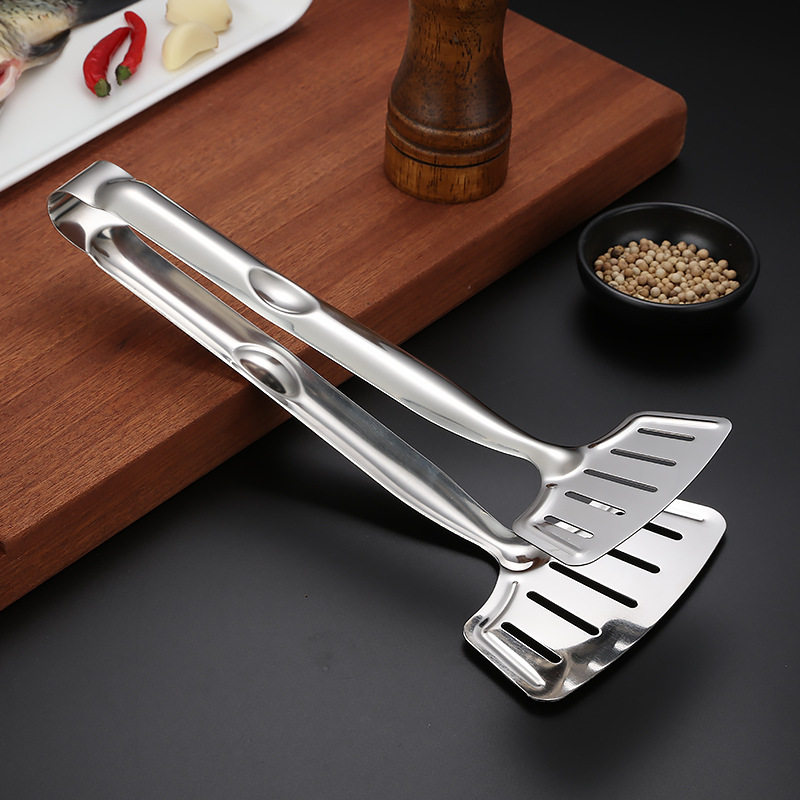 304 stainless steel steak clip fried shovel clip fried fish shovel home kitchen spatula pancake artifact