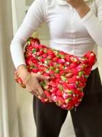 Красный большой набор материалов