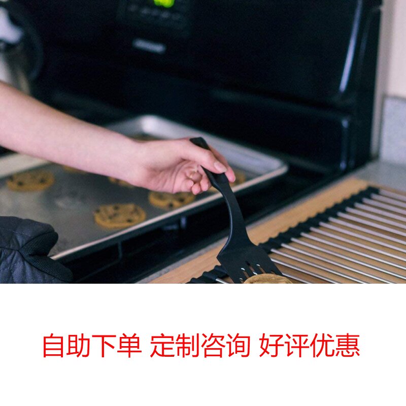 304 Stainless Steel Kitchen Shelve Sink Drain Durable Silicone Gel Containing Pool Roller Shutter Folding Leash Shelf