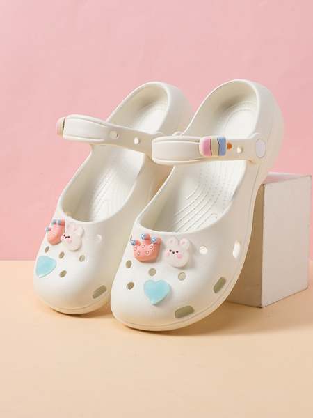 Children's Croc Shoes Girls' Slippers Summer New Style Girls' Non-Slip Soft Sole Lightweight Dance Shoes Mary Jane Sandals — 2