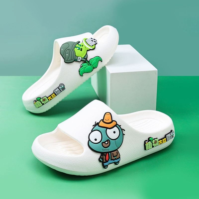 Plants Vs. Zombies Children's Slippers for Boys, Non-Slip New Model, Boys' Indoor Home Summer Baby Soft-Soled Slippers — 4