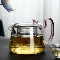 Glass side to cook teapot tea tea home day style small teapot thickened with high temperature resistant to tea pot Kung fu tea pot single pot
