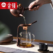 Copper lazy tea drain rack set Tea bracket Fair cup easy tea bracket Tea filter Filter Tea set accessories