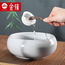 Day Style Ceramic Tea Wash Water Spittoon Home Build Water Tea Wash Vat Large Size Great Wash Tea Cup Basin Utilita Tea Accessories