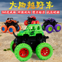 Inertia Four Drive Off-road Car Children Boy Model Car Swivel Roll-over Stunt-Resistant Toy Car Shock-Proof Little Car