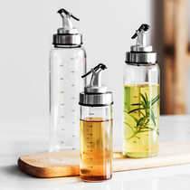 April Cum Spring High Temperature Resistant Glass Oil Pot Home Kitchen With Scale Oil Bottle Sauce Bottle Sauce Vinegar Bottle Suit