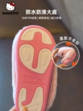 Hello kitty, удерживающие тепло милые детские домашние демисезонные нескользящие женские тапочки, стиль «принцесса»