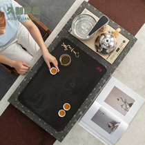 Long-made good products natural urkin stone tea tray household brief boiling water integrated fully automatic large tea table dry tea-making sea