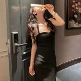 Ретро милая небольшая дизайнерская длинная юбка, платье, французский ретро стиль, изысканный стиль, яркий броский стиль, облегающий крой