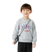 (Same style in Ultraman IP mall) Balabala childrens clothing boys sweatshirt long-sleeved tops 2024 new autumn clothing