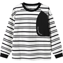 (Same style in designer SICO co-branded shopping mall) Balabala boys long-sleeved T-shirt 2024 new autumn fashion trend