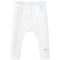 Balabala girls leggings baby baby trousers cropped pants childrens pants casual pants summer thin section