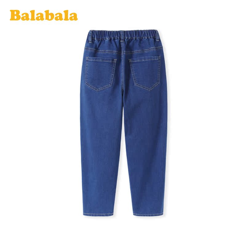 căng quần jeans mùa thu giải phóng mặt bằng chiếc váy Balabala trẻ em quần trẻ em chính hãng trong quần trẻ em lớn của.