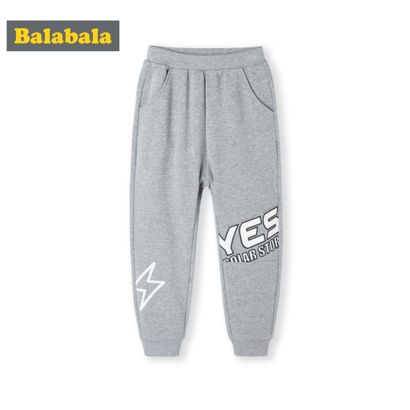 Balabala childrens quần bé trai quần âu trẻ em mỏng mùa thu váy rõ ràng-and-chân quần thể thao.