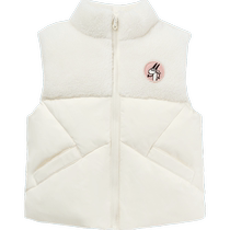 (In-member purchase) Balabala childrens vest childrens clothing autumn and winter fashion splicing vest warm cartoon top