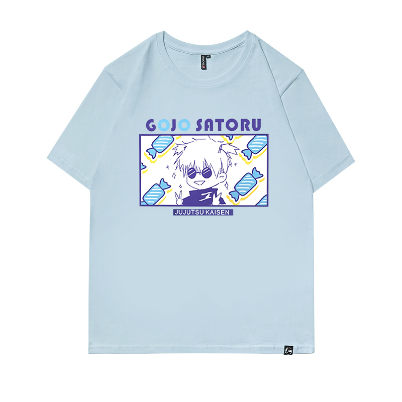 Five Braids - Grey BlueSpell jointly T-shirt Short sleeve Article 5 Realization Animation surrounding solar system quadratic element Cartoon Compassionate Half sleeve men and women clothes