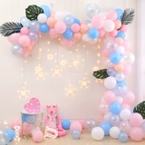 Воздушный шар, брендовая цепь, вечернее платье, наряжаться