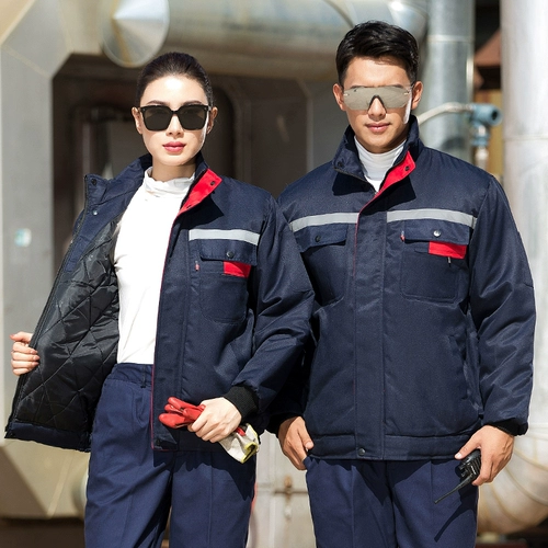 Зимний удерживающий тепло комплект для работы, пуховик, делается под заказ, увеличенная толщина
