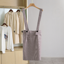 Hot selling price 19 9 ● Leisure Joker suspenders skirt shopping mall counter clearance womens temperament skirt