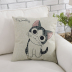 Phim hoạt hình gối gối Xe sofa văn phòng đệm gối đầu giường gối thắt lưng Gối bông gối để ghế sofa Trở lại đệm / Bolsters