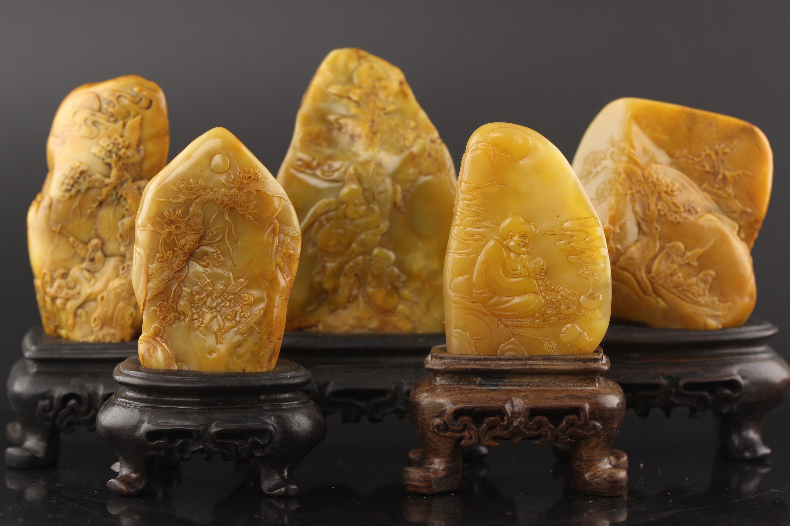 Changhuatan Huangshi landscape ornaments antique home furnishings art gifts Taiwan return old goods collection direct sales